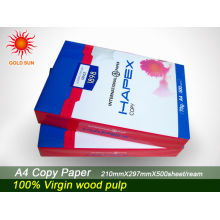 Papel caliente de la copia del papel 70gsm 80gsm 2014 de la venta caliente A4